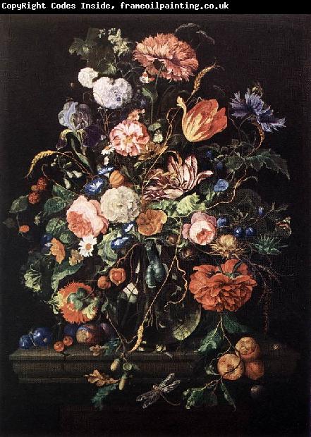 HEEM, Jan Davidsz. de Flowers in Glass and Fruits g